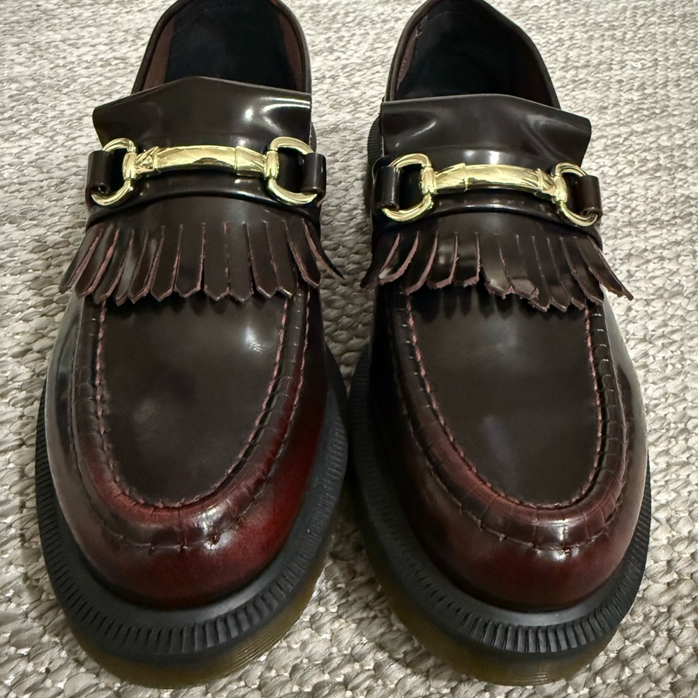 Dr. Martens - Cherry Red - Adrian Snaffle  - Loafers